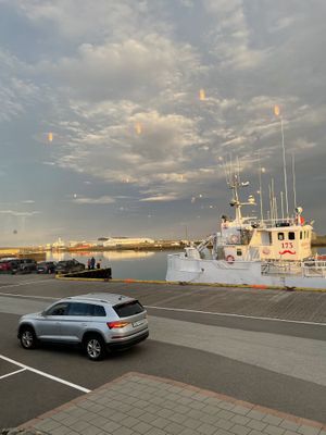 View  at Pakkhus in Hofn I Hornafirdi