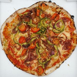 Summer veggie pizza at Stoned in Barnstaple