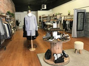 Inside the shop at Amanda Jay in Victoria