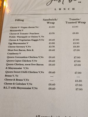 Lunch at Just Be Bistro in Lockerbie