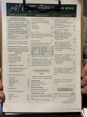   at Just Be Bistro in Lockerbie