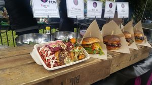 Options at Big V - Victoria Park Market in East London