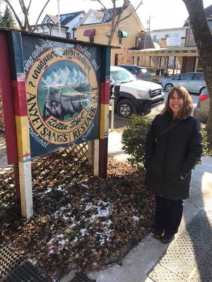 Eating at Little Tibet leads to big smiles! at Anyetsang's Little Tibet Restaurant in Bloomington