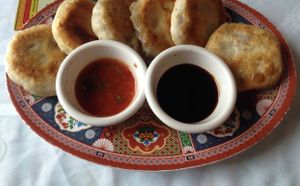 Great appetizers at Anyetsang's Little Tibet Restaurant in Bloomington