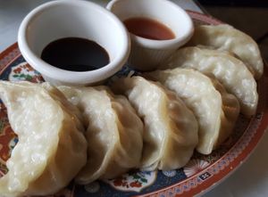Shogo momo (potato) at Anyetsang's Little Tibet Restaurant in Bloomington