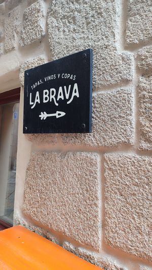Cartel at La Brava in Ourense