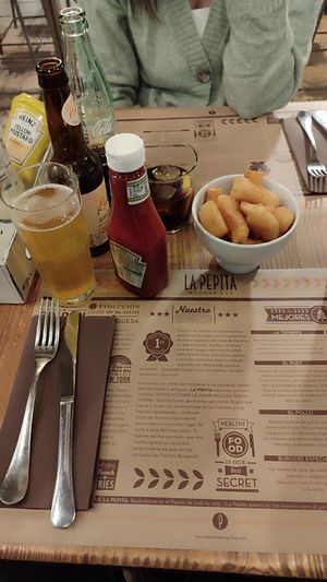 Entrante at La Pepita Burger Bar in Ourense