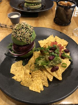 Vegan fun burger  at The Avocado Show - Stalpertstraat in Amsterdam