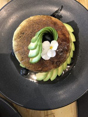 The "Saint" pancakes  at The Avocado Show - Stalpertstraat in Amsterdam