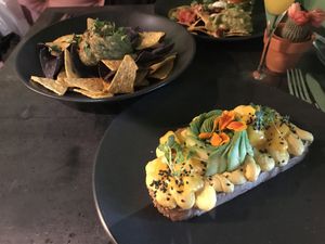 Mango tango toast and truffle guacamole  at The Avocado Show - Stalpertstraat in Amsterdam