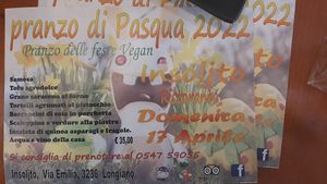 Pranzo delle feste vegan. at Insoljto Ristorante in Longiano