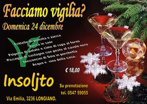 Cena di Vigilia  light. at Insoljto Ristorante in Longiano