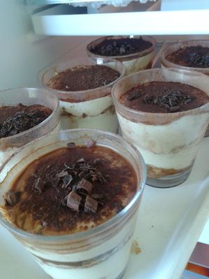 Una ricetta tutta nostra per il tiramisù, nulla da invidiare a quello "crudele".  at Insoljto Ristorante in Longiano