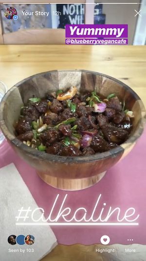 Yummy pasta salad  at Blueberry Cafe in Newark