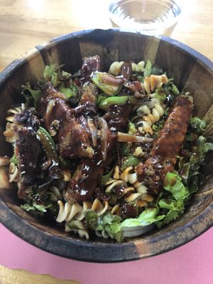Pasta replaced shrooms with quinoa  at Blueberry Cafe in Newark