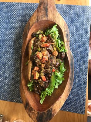 BBQ mushroom at Blueberry Cafe in Newark