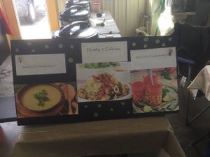 lentil soup, koshary, and chick pea soup (soup is seasonal, September - March). at Egyptian Koshery in Midland