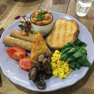 GF full english  at Humblest of Pleasures in Hebden Bridge