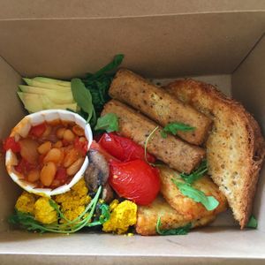 GF full english  at Humblest of Pleasures in Hebden Bridge