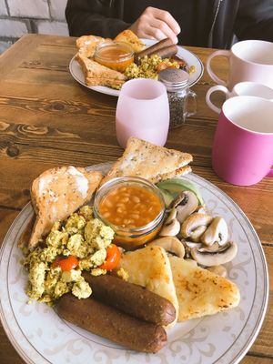 Full english  at Humblest of Pleasures in Hebden Bridge