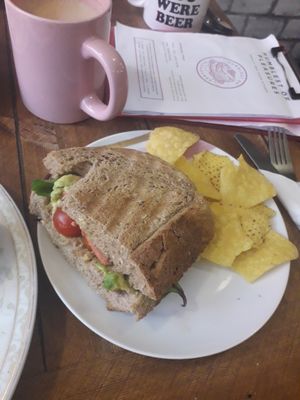 TLT half a sandwich :) at Humblest of Pleasures in Hebden Bridge