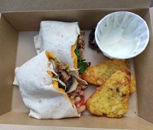 Breakfast burrito- 10/10 at Humblest of Pleasures in Hebden Bridge