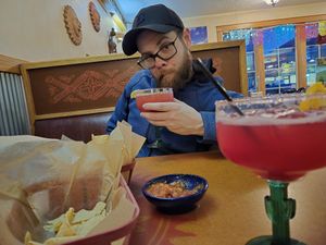 So many tasty margaritas! at Red Mesa Grill in Boyne City