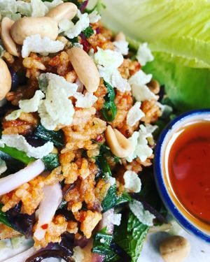 Yum Khao Tod  at Bangpop in Melbourne