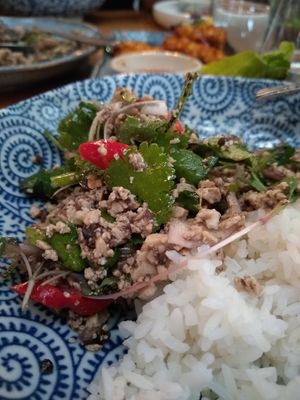 The Tofu Larb was delicious! at Bangpop in Melbourne