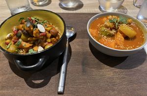 Vegetarian (maybe even vegan?) Tajine   at A Casa Leca in Ajaccio