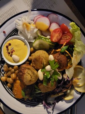 Vegan Buddha Bowl at A Casa Leca in Ajaccio