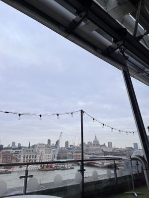 Front view  at Oxo Tower Restaurant in South East London