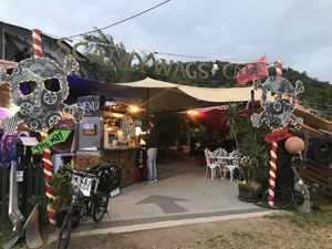 Cafe front at Scallywags Cafe in Magnetic Island