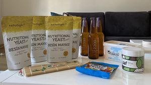 Vegan goodies   at Vegan Bakkal in Istanbul