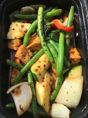 Basil Green Bean with Tofu at Thai 999 Express in Mentor