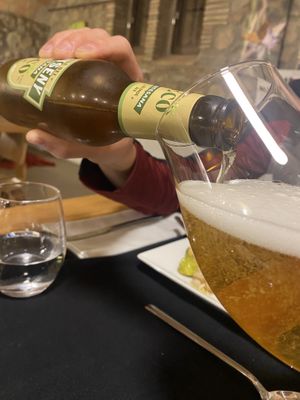 Beer   at Casa Albets in Lladurs