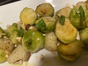 Brussels sprouts   at Casa Albets in Lladurs