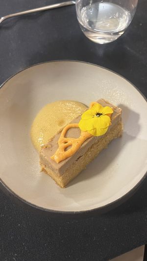 cale with chestnut creme, some sweet potato creme  at Casa Albets in Lladurs