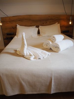 Our room at Casa Albets in Lladurs