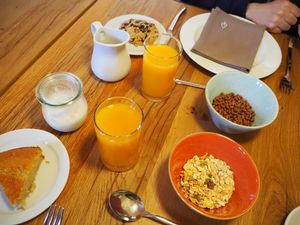 Breakfast at Casa Albets in Lladurs