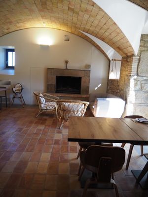 Restaurant at Casa Albets in Lladurs