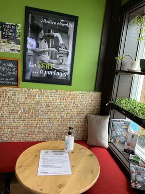 Inside at Le Vert a Boire in Sainte-anne-des-monts