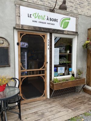 Front at Le Vert a Boire in Sainte-anne-des-monts