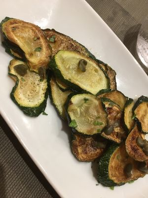 zucchini antipasto at Trattoria Di Mirko in Alghero