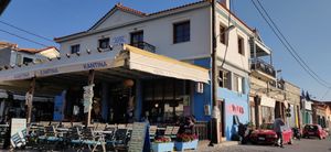 Only upstairs! at Women's Cooperative of Petra in Lesvos