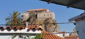 View from the terras. at Women's Cooperative of Petra in Lesvos