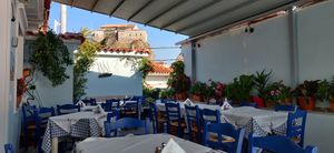 And more terras... at Women's Cooperative of Petra in Lesvos