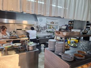 De keuken at Women's Cooperative of Petra in Lesvos