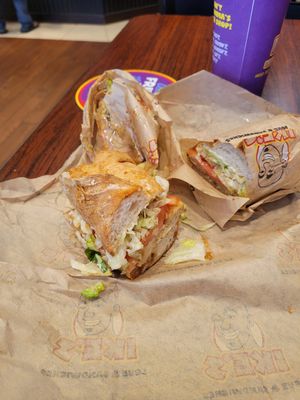 301 chicken teriyaki yummy at Ike's in Tustin