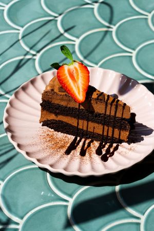 Best cake in town! We have at least 8 different sorts every day to choose from. at ETN saladebar in Enschede